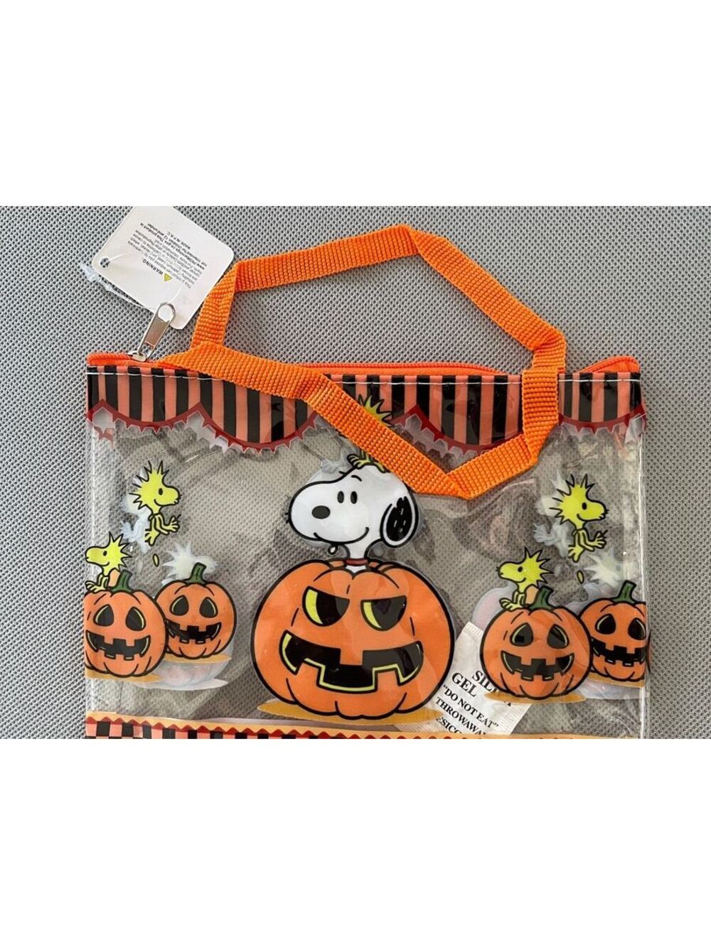 Snoopy Halloween Pumpkins Pouch 7 x 5.5 NWT